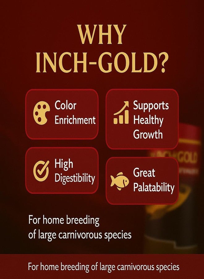 VAYINATO Inch Gold Large Arowana,454G For Large Arowanas And Carnivorous Fish|The Prompt Acceptance And Promotion Of Colour - Image 4